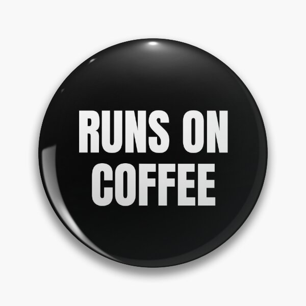 Item preview, Runs on Coffee (White) designed and sold by ShipCrewNation.
