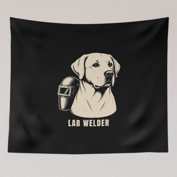 Item preview, Lab Welder | Labrador Retriever Welding Vintage Graphic designed and sold by RusticMeadow.