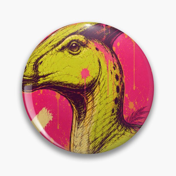 Item preview, Neon parasaurolophus Graffiti Dinosaur Art designed and sold by VoxelEstudi0nic.