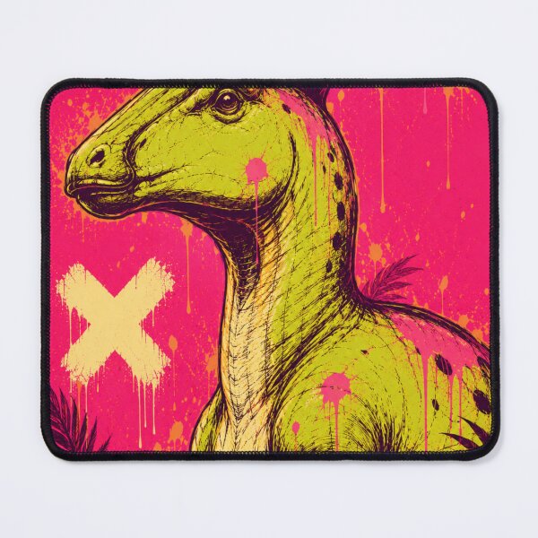 Item preview, Neon parasaurolophus Graffiti Dinosaur Art designed and sold by VoxelEstudi0nic.