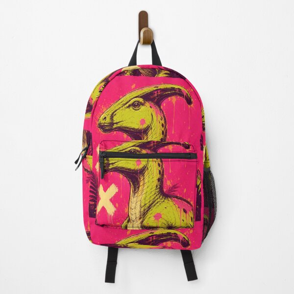 Item preview, Neon parasaurolophus Graffiti Dinosaur Art designed and sold by VoxelEstudi0nic.