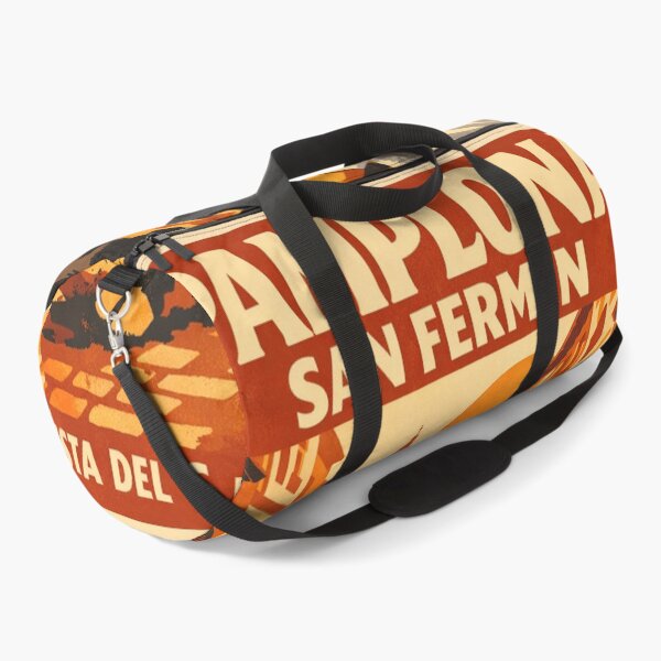 Item preview, San Fermin Pamplona Running of the Bulls Vintage Poster designed and sold by Eif53.