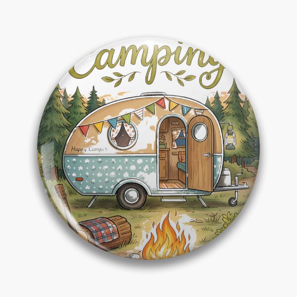 Item preview, Camiseta clásica "Vamos de camping" designed and sold by ljat14.
