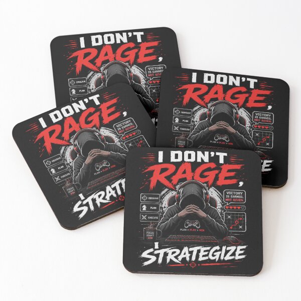 Item preview, I Don’t Rage I Strategize Gamer T-Shirt – Funny Gaming Quote Tee, Esports Strategy Shirt, Pro Gamer Mindset Graphic designed and sold by Artimax-Studio.