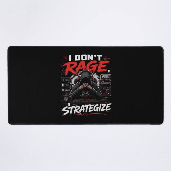 Item preview, I Don’t Rage I Strategize Gamer T-Shirt – Funny Gaming Quote Tee, Esports Strategy Shirt, Pro Gamer Mindset Graphic designed and sold by Artimax-Studio.