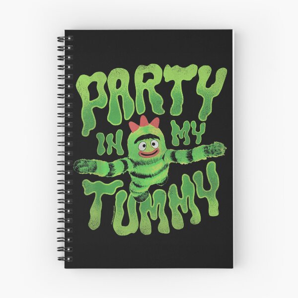 Item preview, Yo Gabba Gabba Brobee Party In My Tummy Slime Typography Kid T-Shirt designed and sold by DonnaLoly.