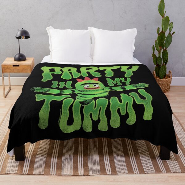 Item preview, Yo Gabba Gabba Brobee Party In My Tummy Slime Typography Kid T-Shirt designed and sold by DonnaLoly.
