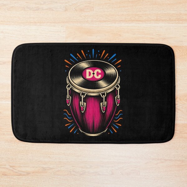 Item preview, DC Go-Go Groove – Vinyl Record Conga Drum designed and sold by Fenay Designs.