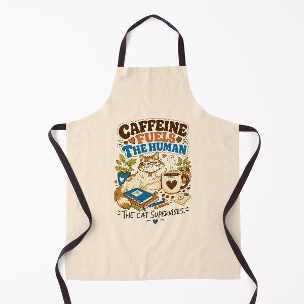 Item preview, Caffeine Fuels The Human Cat Supervises Shirt, Funny Cat Coffee Lover Tee, Cat Mom T-Shirt, Introvert Coffee Graphic Tee, Cute Lazy Cat Gift for Cat Lovers designed and sold by KAYJAY DESIGNS.