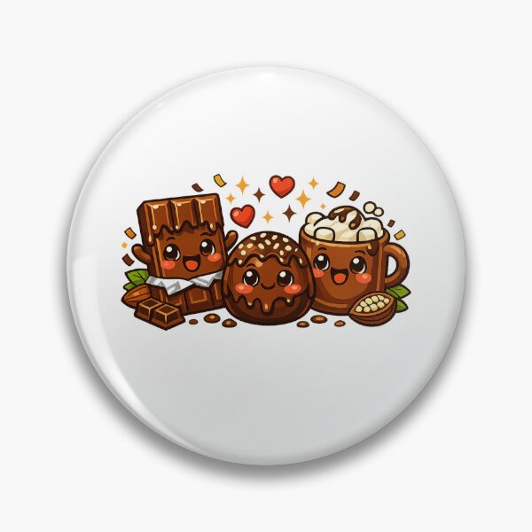 Item preview, Chocolate Friends Celebration – Cute Chocolate Bar, Truffle & Hot Cocoa designed and sold by mbmstores.