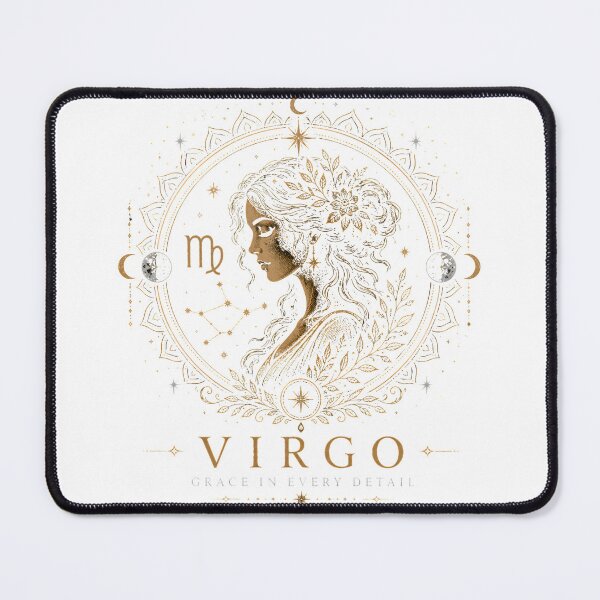 Item preview, Virgo Zodiac | Grace in Every Detail | Celestial Boho Astrology Design designed and sold by CalmMandala.