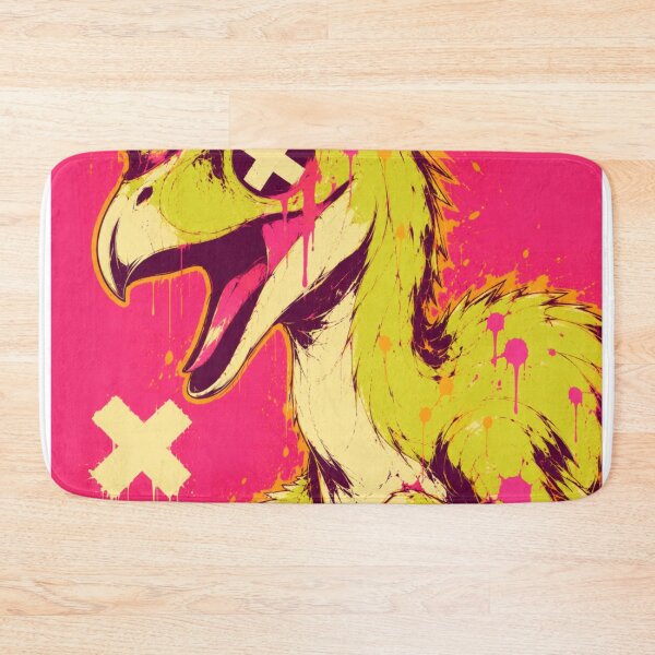 Item preview, Neon Oviraptor Graffiti Dinosaur Art designed and sold by VoxelEstudi0nic.