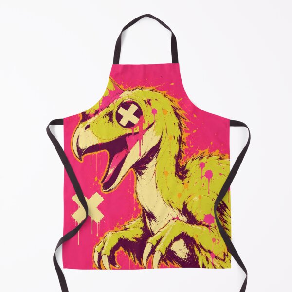 Item preview, Neon Oviraptor Graffiti Dinosaur Art designed and sold by VoxelEstudi0nic.