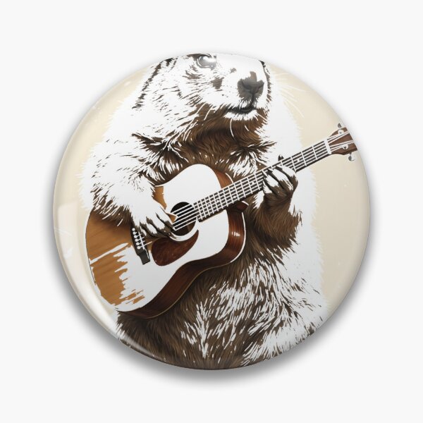 Item preview, Marmot play guitar Classic T-Shirt designed and sold by dDariaallofthat.