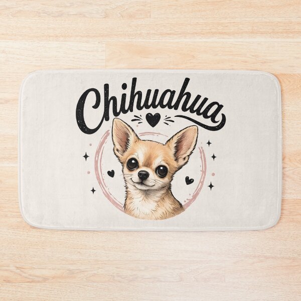Item preview, Chihuahua Love – Cute Big-Eyed Dog Lover Illustration designed and sold by blankTeeShirt.