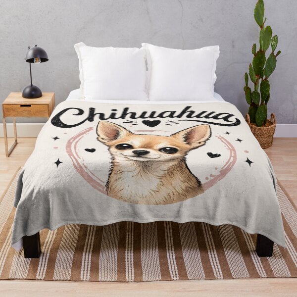 Item preview, Chihuahua Love – Cute Big-Eyed Dog Lover Illustration designed and sold by blankTeeShirt.