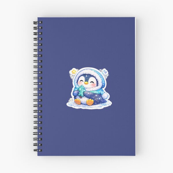 Item preview, Cute Penguin Holding Christmas Tree Sticker | Kawaii Winter Penguin | Cozy Holiday Animal | Pastel Snow Penguin Sticker designed and sold by StyloStudio.