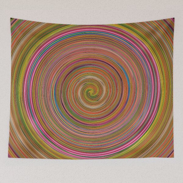 Item preview, Multicolored Circle XII designed and sold by Gluecknika.