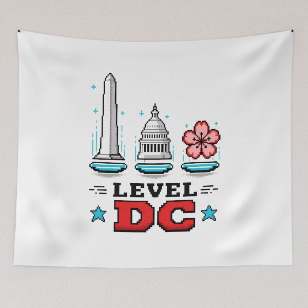 Item preview, Level DC – Pixel Landmarks & Cherry Blossom Quest designed and sold by Fenay Designs.