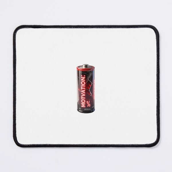 Item preview, Motivation 1% - Shattered Battery Burnout Humor designed and sold by Chrome cinematic.