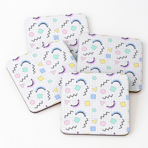 Item preview, Retro 80s Memphis Shapes Pattern designed and sold by Zaya_art.