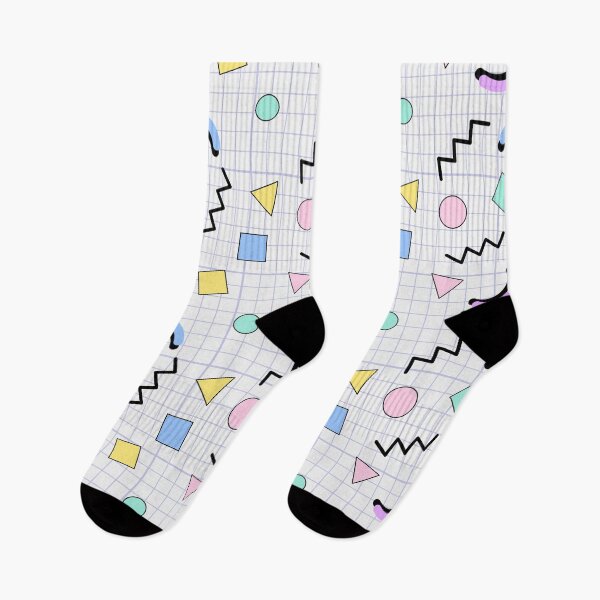 Item preview, Retro 80s Memphis Shapes Pattern designed and sold by Zaya_art.