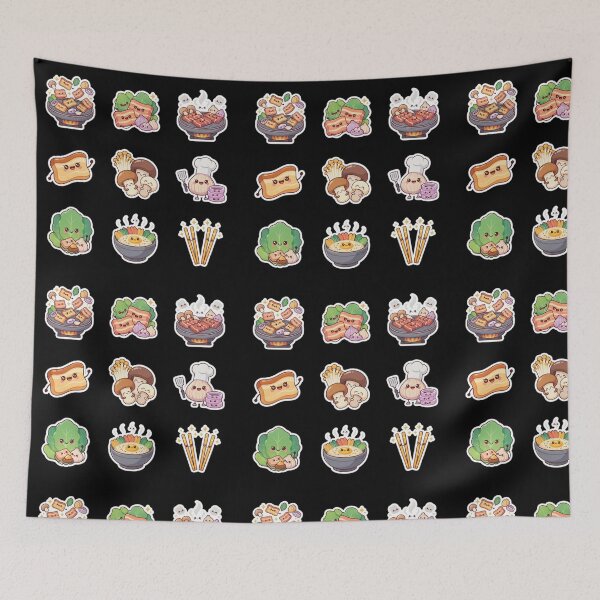 Item preview, Funny Korean Bbq and Kawaii asian food designed and sold by DamioPolArt.