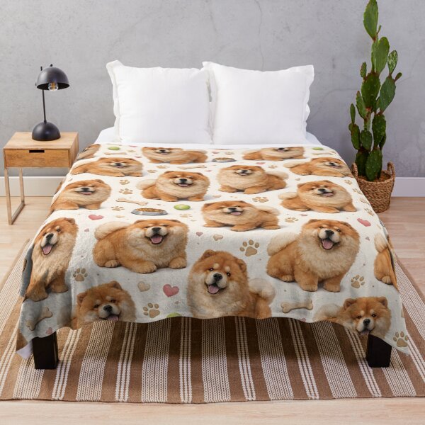 Item preview, Cute Chow Chow Dog Pattern designed and sold by blankTeeShirt.