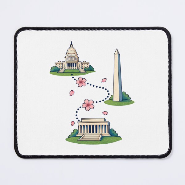 Item preview, Washington DC Landmark Trail – Blossoms Along the Way designed and sold by Fenay Designs.