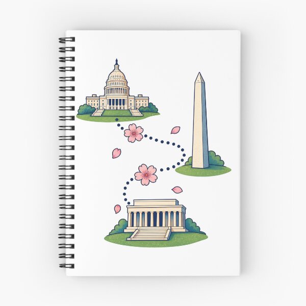 Item preview, Washington DC Landmark Trail – Blossoms Along the Way designed and sold by Fenay Designs.