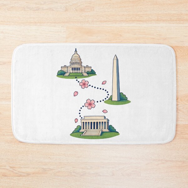 Item preview, Washington DC Landmark Trail – Blossoms Along the Way designed and sold by Fenay Designs.