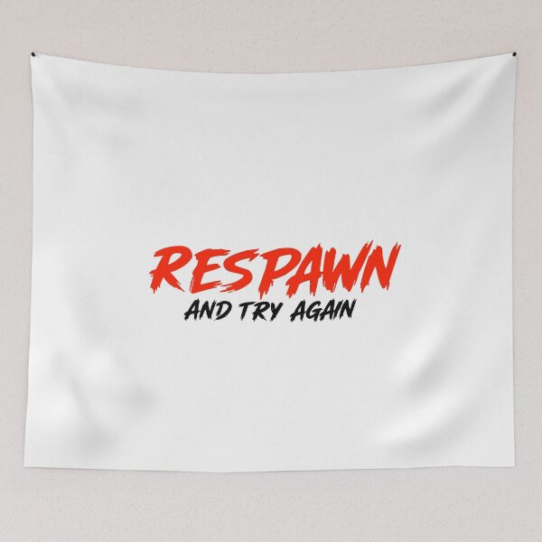 Item preview, Respawn and Try Again Gamer T-Shirt – Gaming Quote Tee, Funny Gamer Shirt, Graphic Tee, Gaming Motivation Shirt designed and sold by Artimax-Studio.