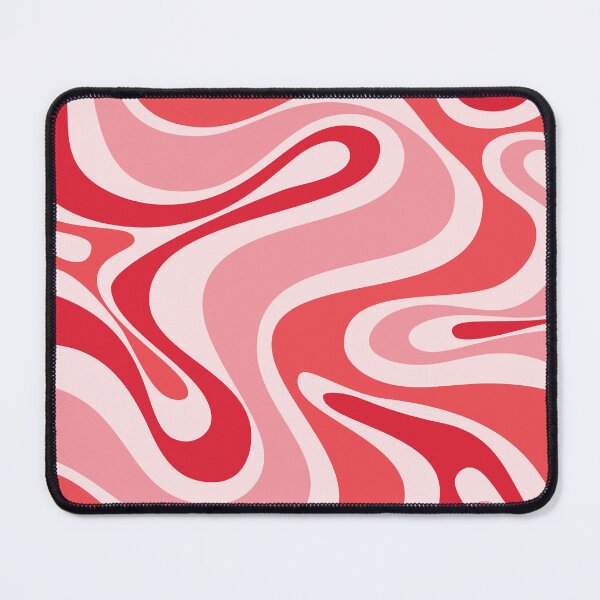 Item preview, Liquid Swirl Retro Abstract in pinks  tones, Light Blush, Cream, and White designed and sold by Differenceee.