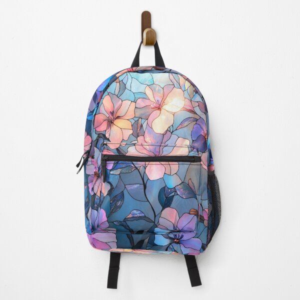 Item preview, Pastel Bloom Stained Glass Floral Pattern designed and sold by GrinGalore.