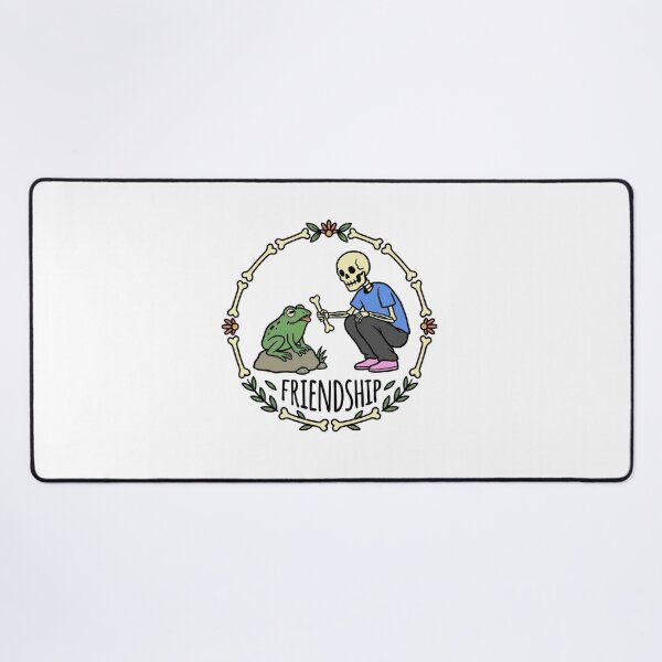 Item preview, Skeleton Feeding Frog Bone Floral Wreath Art designed and sold by SiarheiYur.