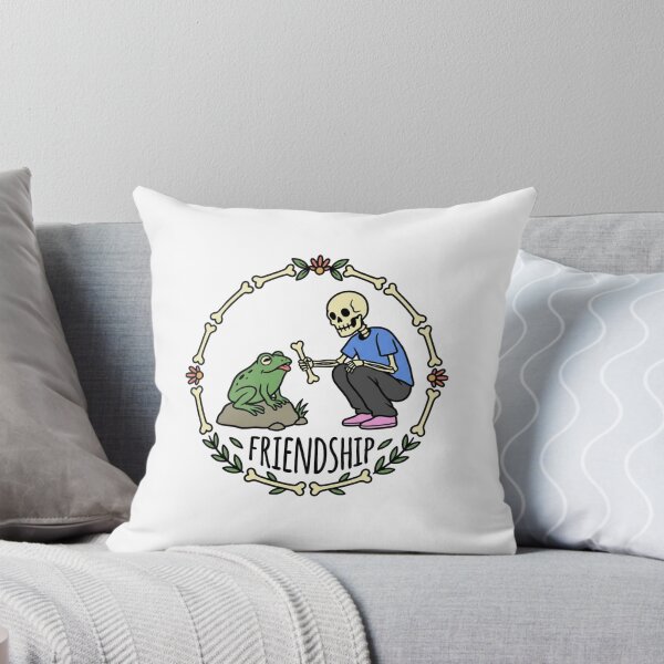 Item preview, Skeleton Feeding Frog Bone Floral Wreath Art designed and sold by SiarheiYur.
