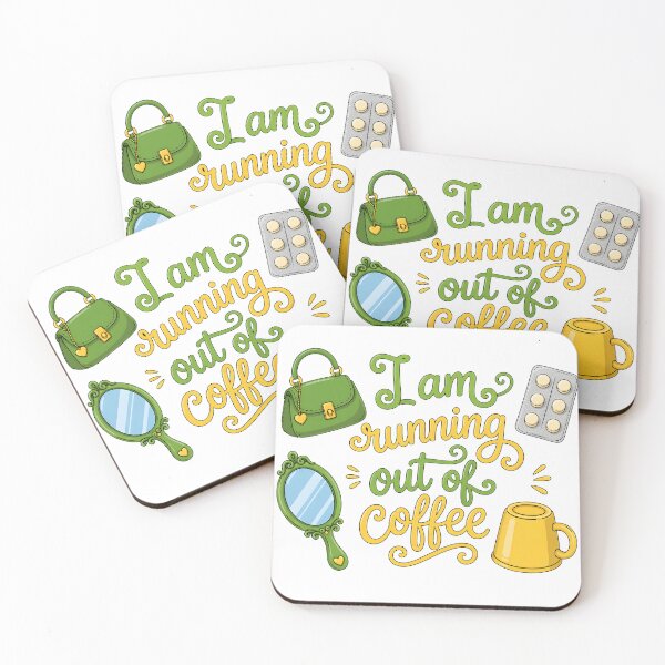 Item preview, I am running out of coffee, funny caption, summer vibe designed and sold by wizard-work.
