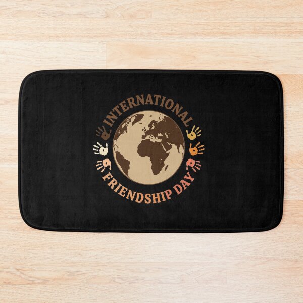 Item preview, International Friendship Day Globe Diverse Handprints Art designed and sold by SiarheiYur.