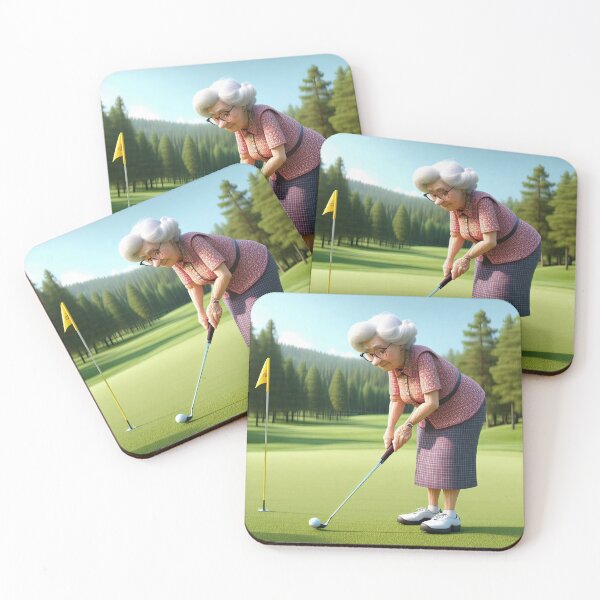 Item preview, Old Fart playing golf designed and sold by Colin Bentham.
