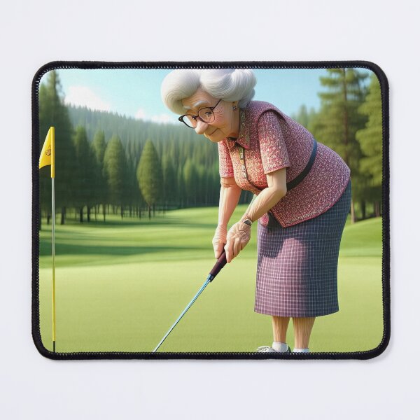Item preview, Old Fart playing golf designed and sold by Colin Bentham.
