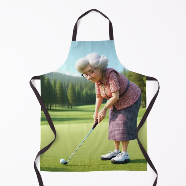 Item preview, Old Fart playing golf designed and sold by Colin Bentham.
