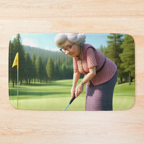 Item preview, Old Fart playing golf designed and sold by Colin Bentham.