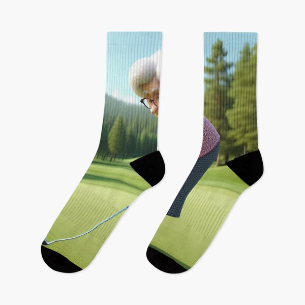 Item preview, Old Fart playing golf designed and sold by Colin Bentham.