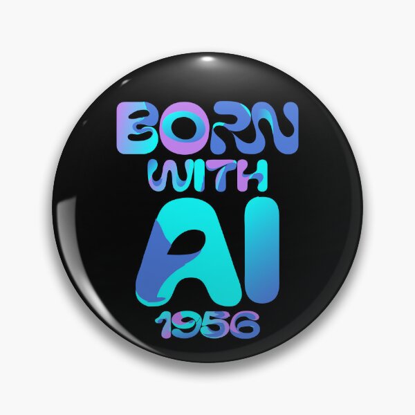 Item preview, Vintage 1956 same age as Artificial Intelligence retro tech humor designed and sold by giftfromheart.