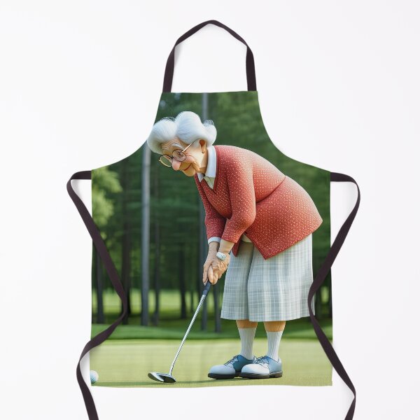 Item preview, Old Fart playing golf designed and sold by Colin Bentham.