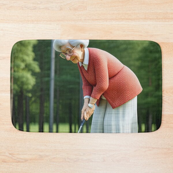 Item preview, Old Fart playing golf designed and sold by Colin Bentham.