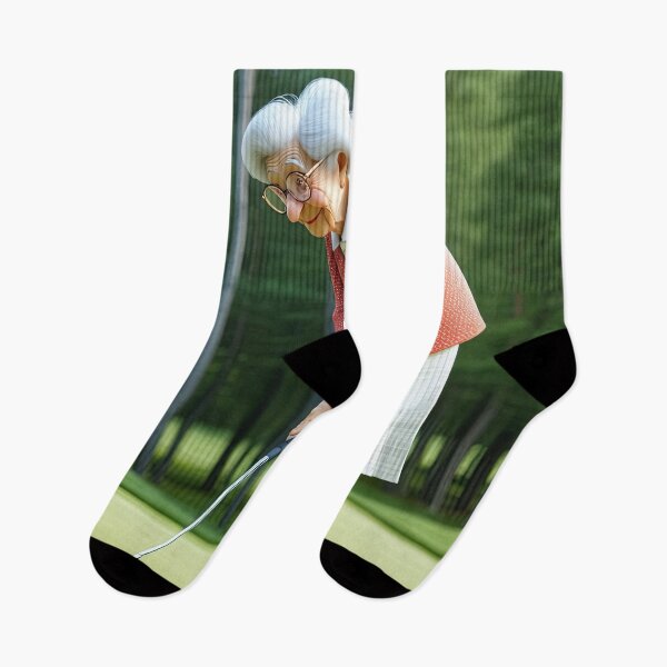 Item preview, Old Fart playing golf designed and sold by Colin Bentham.