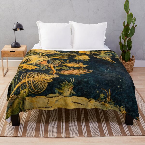 Item preview, Fantasy Underwater Illustration Vintage Sea Monsters for Fantasy Art Lovers designed and sold by RickE.