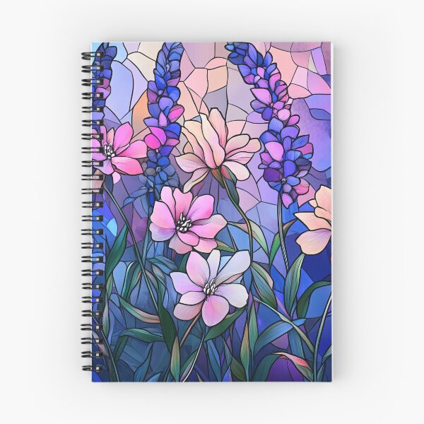 Item preview, Twilight Wildflower Stained Glass Garden designed and sold by GrinGalore.