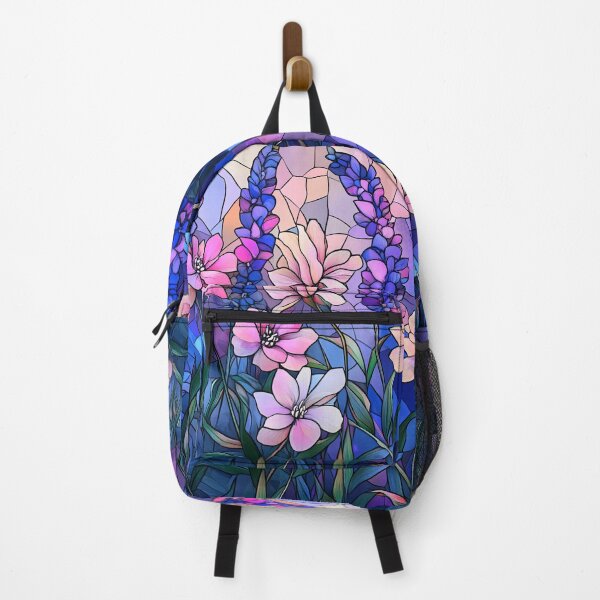 Item preview, Twilight Wildflower Stained Glass Garden designed and sold by GrinGalore.